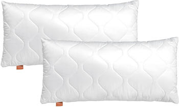 Sleepling 2er Set Basic 100 Kopfkissen 40x80cm wei&szlig;
