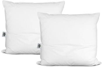 DormiGood 2er Set Premium Daunenkissen 45x70 cm extra weich natur