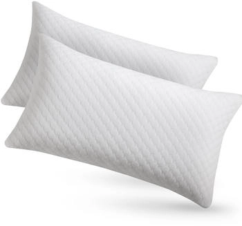 Juskys 2er Set Kopfkissen 40x80 cm weiß Juskys 2er Set Kopfkissen 40x80 cm weiß