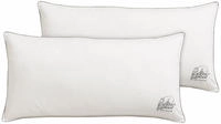 RIBECO Microfaserkissen "Marie, Kissen 40x80 cm & 80x80 cm im Spar-Set...