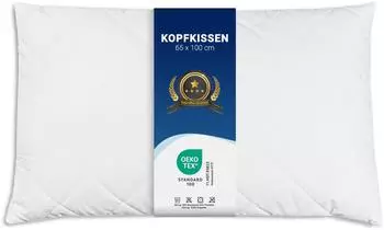 ZOLLNER Mikrofaser-Kopfkissen 100x65cm