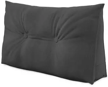 Eloneo R&uuml;ckenkissen 90x50cm schwarz