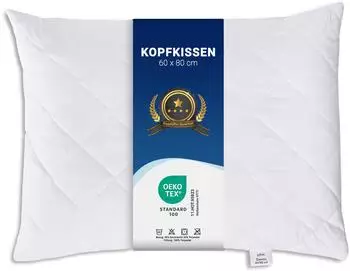 ZOLLNER Mikrofaser-Kopfkissen 80x60cm
