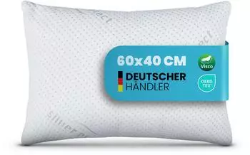 Bestlivings Silver Protect Nackenst&uuml;tzkissen, Viscoschaum, 40x60cm