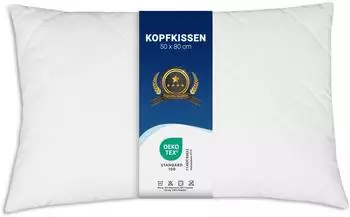 ZOLLNER Polyester-Kopfkissen 80x50cm