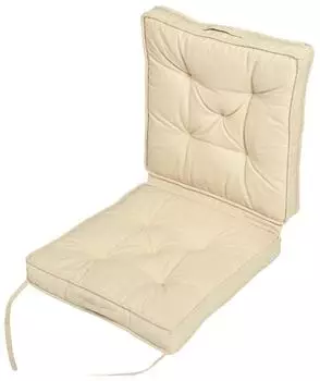 Homescapes Reise-Rückenstützkissen, Baumwolle, taupe beige (CU1130)
