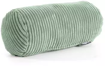mokebo Nackenrolle "Das Nickerchen" Cord, gr&uuml;n, 17,5x37cm