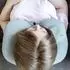 Intirilife Aufblasbares Nackenkissen, ergonomisch, Druckknopf-Verschluss