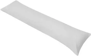 vidaXL Seitenschläferkissen 40x145cm, grau, Baumwolle (132971)
