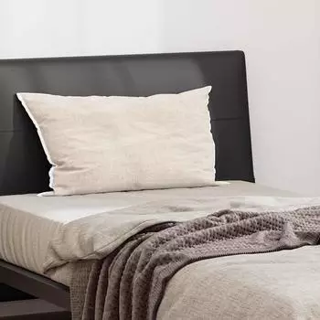 vidaXL Kopfkissen 40x80cm, 130gsm, 100% Baumwolle, weiß