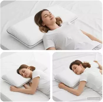 vidaXL Gel-Memory-Foam-Kissen 70x40cm