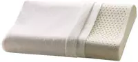 Dormiente Relaxopillo Med, Kopfkissen, Naturlatex-Formkern, 40 x 80 cm