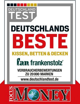 Frankenstolz First Class Kissen 80x80cm – Allergikergeeignet durch hohe Waschtemperaturen und synthetische Füllung