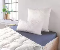 Schiesser Kopfkissen "Hygge mit recycelter F&uuml;llung und individueller
