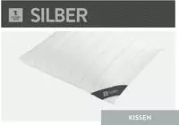 SPESSARTTRAUM Baumwollkissen "Silber" 1 Stk. tlg. hergestellt in Deutschland,