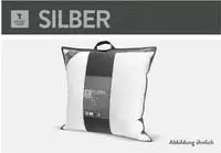 SPESSARTTRAUM Baumwollkissen "Silber" 1 Stk. tlg. hergestellt in Deutschland,
