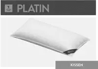 SPESSARTTRAUM 3-Kammer-Kopfkissen "Platin" F&uuml;llung: Au&szlig;en:100% G&auml;nsedaunen,...