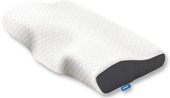 derila Memory Foam Standard 60x34cm wei&szlig;/grau