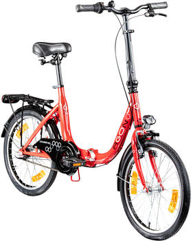 Agon Folding Bicycle 20" (red)