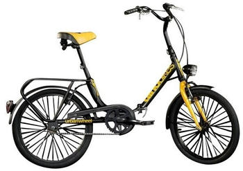 Dino Bikes Aurelia Folding 321 20” black/yellow