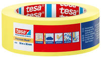4 x Tesa Pr&auml;zisionskrepp Plus 4334 38mm x 50m gelb