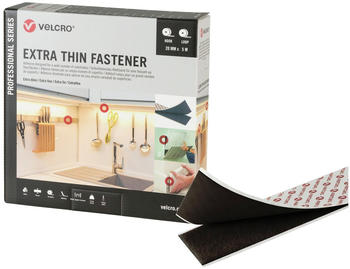 Velcro Extra Thin Fastener schwarz 20 mm x 5 m