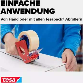 tesa tesapack® Transparent (04024-00236-04) – Vielseitige Einsatzmöglichkeiten für verschiedene Anwendungen