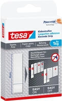 Tesa 77771-00000-00, tesa Klebestreifen f&uuml;r max. 1,0 kg, 2,0 x 8,0 cm, 6 St. wei&szlig;