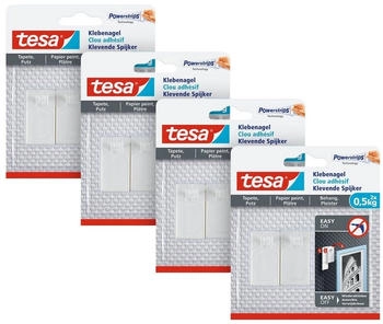tesa Klebenagel für Tapeten und Putz 0,5kg (4 Stk.)