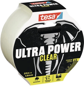 tesa Ultra Power Clear Repairing Tape 20m x 48mm tesa Ultra Power Clear Repairing Tape 20m x 48mm