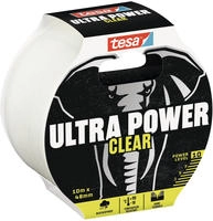 tesa tesa ULTRA POWER Clear Gewebeband transparent 48,0 mm x 10,0 m 1 Rolle