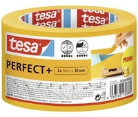 Tesa - Perfect+ 56539-00000-00 Malerabdeckband Gelb (l X B) 100 M X 30 Mm 2 St.