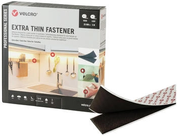 Velcro Extra Thin Fastener schwarz 50 mm x 5 m