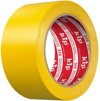 Kip PVC-Schutzband glatt gelb 50mm x 33m (315-15)