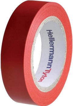 HellermannTyton HelaTape Flex 15 PVC Isolierband Rot 15mm x 10m (710-00101)
