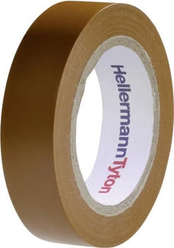 HellermannTyton HelaTape Flex 15 Isolierband braun 15mm x 10m (710-00107)