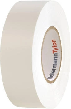 HellermannTyton HelaTape Flex 15 PVC Isolierband weiß 19mm x 20m (710-00156)
