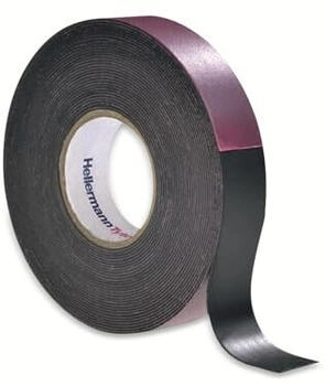 HellermannTyton HTAPE-POWER600 Selbstverschweißendes Isolierband Schwarz (711-10200)
