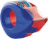 tesa Mini Abroller mit 2 Rollen Klebefilm kristall-klar 10m x 19mm rot/blau (57859-00000-13)