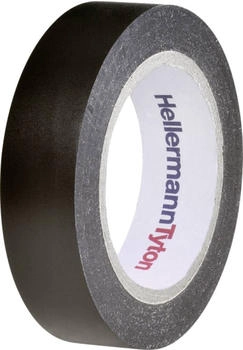 HellermannTyton PVC Isolierband HelaTape Flex 15 Schwarz 15mm x 10m (710-00104)