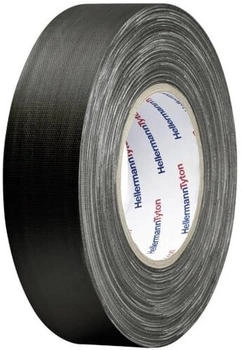 HellermannTyton Gewebeklebeband HelaTape Tex Schwarz 50m x 50mm (712-00904)