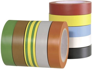 HellermannTyton HelaTape Flex 15 PVC-Isolierband-Set 15mm x 10m Farbmix (710-00146)