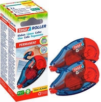 Spar-Set! 2 tesa&reg; Klebe-Refillroller ecoLogo&reg;, nachf&uuml;llbar, 8,4 mm x 14 m, perma