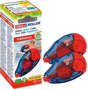 tesa ecoLogo Refill-Kleberoller Permanent Glue 2er Pack (59606-00000-03)