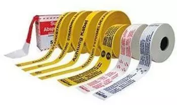 Cellpack Trassenwarnband "Achtung Kabel" 40mm Gelb (145862)
