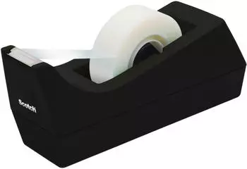 Scotch Tischabroller schwarz, nachf&uuml;llbar, 19mm (C-38)