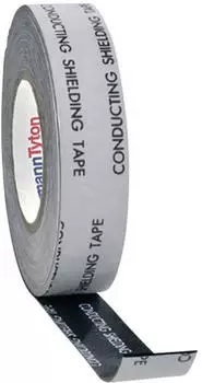 HellermannTyton HTAPE-SHIELD310-EPR-BK Klebeband leitf&auml;hig selbstverschwei&szlig;end 19mm x 4,6m (711-10000)