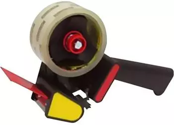 Scotch Packband-Abroller HE180 bis 50mm/66m mit Bremsvorrichtung, Grau/Rot (KT-0000-4375-4)