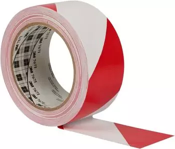 3M 767i Gefahren-Markierungsband Rot/Wei&szlig; 50mm x 33m (767RW50)