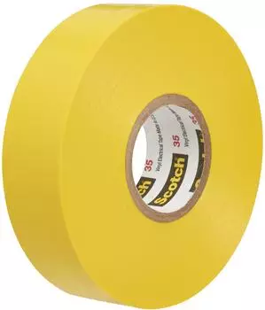 3M Scotch 35 PVC Elektro-Isolierband 19mm x 20m gelb (7100238736)